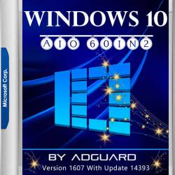 Windows 10 x86/x64 Version 1607 With Update 14393.2189 AIO 60in2 v.18.04.11 (RUS/ENG/2018)