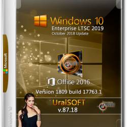 Windows 10 Enterprise LTSC x64 1809 & Office2016 v.87.18 (RUS/2018)