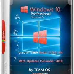 Windows 10 Pro x64 RS5 1809.17763.194 Dec2018 by TEAM OS (MULTi5/ENG/RUS)