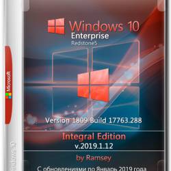 Windows 10 Enterprise x64 1809 Integral Edition v.2019.1.12 (ENG+RUS+GER)