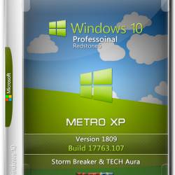 Windows 10 Pro x64 RS5 1809 Metro XP by Storm Breaker & TECH Aura (ENG+RUS+GER)