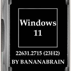 Windows 11 (12in1) 23H2 10.0.22631.2715 x64 by BananaBrain (2023/RUS)