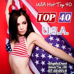 USA Hot Top 40 Singles Chart 07.02.2015 (2015)