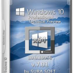 Windows 10 Professional TP 10.0.10056 by SURA SOFT v.7.01 (ENG+RUS/2015)