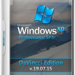 Windows XP Pro SP3 x86 DaVincci Edition v.19.07.15 (RUS/2015)