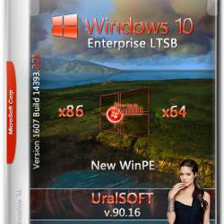 Windows 10 x86/x64 Enterprise LTSB 14393.321 v.90.16 UralSOFT (RUS/2016)