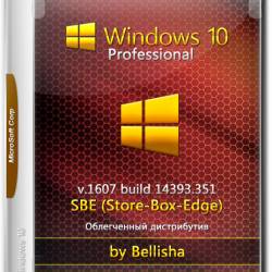 Windows 10 Professional x64 RS1 351 SBE by Bellisha (RUS/2016)