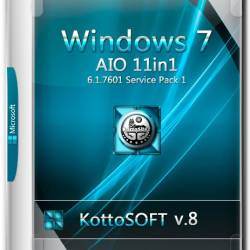 Windows 7 SP1 x86/x64 AIO 11in1 KottoSOFT v.8 (2017) RUS