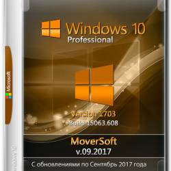 Windows 10 Professional x64 1703 MoverSoft v.09.2017 (RUS)