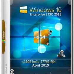 Windows 10 Enterprise LTSC x64 v.1809.17763.404 Apr 2019 by Generation2 (RUS)
