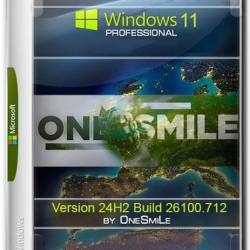Windows 11 24H2 Pro x64  by OneSmiLe (26100.712) (Ru/2024)