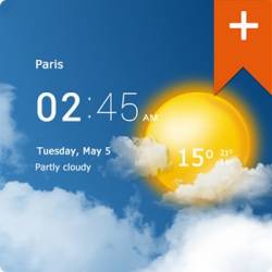 Transparent clock & weather Pro 0.99.02.07