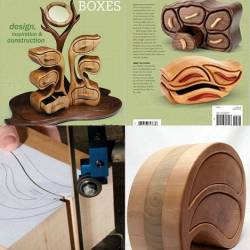 Sculpted Band Saw Boxes /  