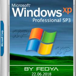 Windows XP SP3 by Fedya 22.06.2018 (x86/RUS)