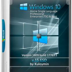 Windows 10 x64 Home SL/Pro/LTSC & Kent 1809 v.15 ESD (RUS/2018)