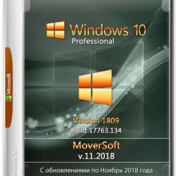 Windows 10 Professional x64 1809 MoverSoft v.11.2018 (RUS)