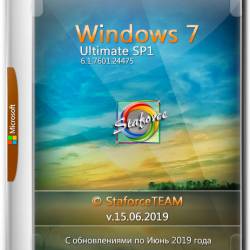 Windows 7 Ultimate SP1 x64 RTM v.15.06.2019  StaforceTEAM (RUS/ENG/GER)