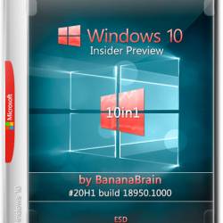 Windows 10 Insider Preview 20H1 10in1 x64 by BananaBrain (RUS/2019)