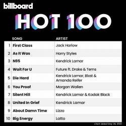 Billboard Hot 100 Singles Chart 28-May-2022 (2022) - Pop, Dance, Rock, Hip Hop, RnB, Country