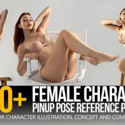 ArtStation - Grafit Studio - 130+ Female Character Pinup Poses