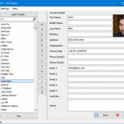 VovSoft VCF Editor 2.3