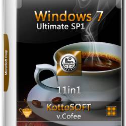 Windows 7 SP1 x86/x64 11in1 v.Cofee KottoSOFT (RUS/2016)