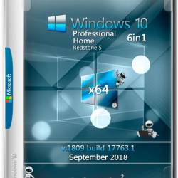 Windows 10 x64 RS5 6in1 v.1809 OEM Sep 2018 by Generation2 (RUS)