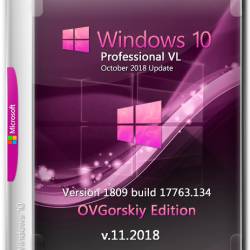 Windows 10 Professional VL x64 1809 RS5 by OVGorskiy v.11.2018 (RUS)