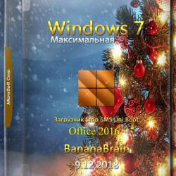 Windows 7  2019 Edition x64  + Office 2016 by BananaBrain (RUS/2018)