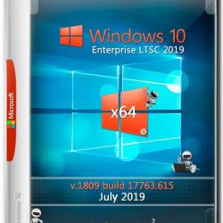 Windows 10 Enterprise LTSC x64 17763.615 July 2019 by Generation2 (RUS)