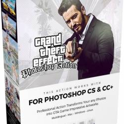 GraphicRiver - Grand Theft Effect Photoshop Action