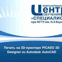   3D- PICASO 3D Designer  Autodesk AutoCAD (2014)