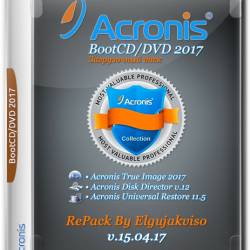 Acronis BootCD/DVD 2017 RePack By Elgujakviso v.15.04.17 (MULTi/RUS)