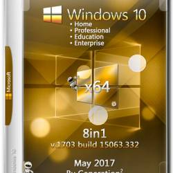 Windows 10 x64 8in1 RS2 15063.332 May 2017 by Generation2 (MULTi-7/RUS)