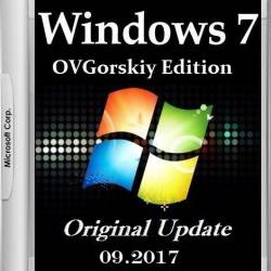 Windows 7 SP1 x86/x64 Original Update 09.2017 by OVGorskiy 2DVD (RUS/2017)