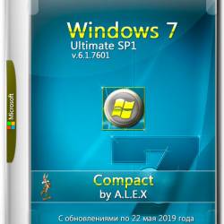 Windows 7 Ultimate SP1 x64 Compact May 2019 by A.L.E.X. (RUS/ENG)