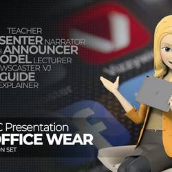 VideoHive - Presentation Mobile PC Amy Office Wear