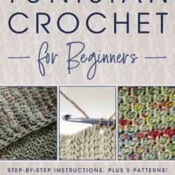 Tunisian Crochet for Beginners: Step-by-step Instructions, plus 5 Patterns! - Sharon Hernes Silverman