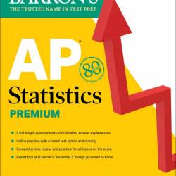 AP Statistics Premium, 2024: 9 Practice Tests   Comprehensive Review   Online Practice - Martin Sternstein Ph.D.