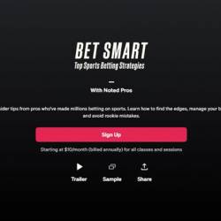 MasterClass - Bet Smart Top Sports Betting Strategies