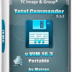 Total Commander 9.b3 v.VIM 16.3 Portable by Matros (RUS/2016)