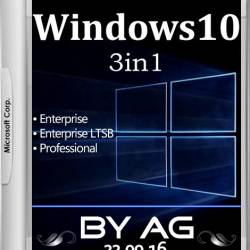 Windows 10 3in1 by AG 22.09.16 (x64/RUS)