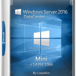 Windows Server 2016 DataCenter x64 v.14393.1066 Mini (RUS/2017)