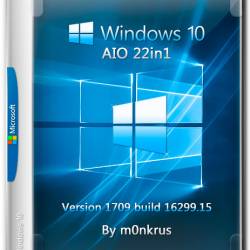 Windows 10 v.1709 x86 AIO 22in1 m0nkrus (RUS/ENG/2017)