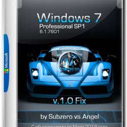 Windows 7 Professional SP1 x64 Subzero vs Angel v.1.0 Fix (RUS/2018)