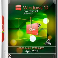 Windows 10 Pro x64 RS5 v.1809.17763.437 OEM April 2019 by Generation2 (RUS)