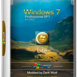 Windows 7 Professional Lite April 2019 By Nicky (RUS/ENG)