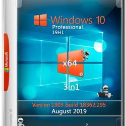 Windows 10 Pro x64 18362.295 3in1 OEM/ESD Aug 2019 by Generation2 (MULTi-7/RUS)