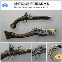 PHOTOBASH - ANTIQUE FIREARMS