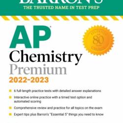 AP Chemistry Premium, 2025: Prep Book with 6 Practice Tests   Comprehensive Review   Online Practice - Neil D. Jespersen Ph.D.